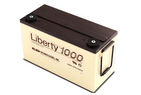 Molded battery case example