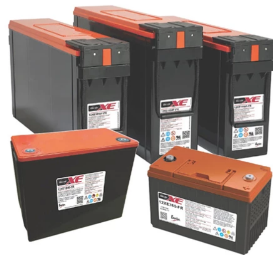 Molded battery case example