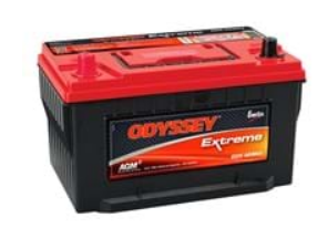 Molded battery case example