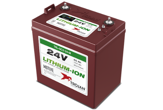 Molded battery case example